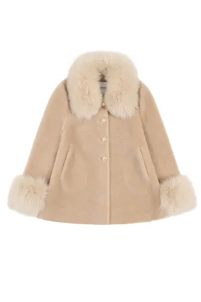 Anais - Teddy coat - Beige