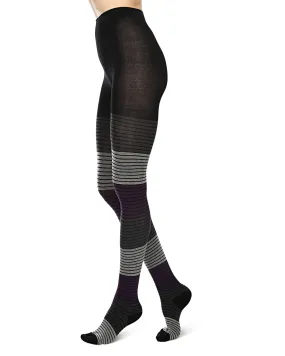 Gradient Stripes Sweater Tights