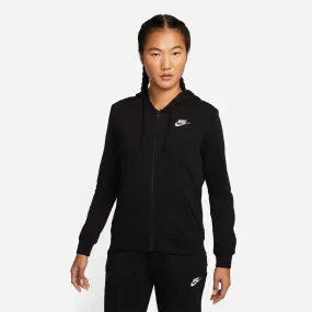 Áo Khoác Nữ Nike Sportswear Club Fleece Full-Zip - Đen